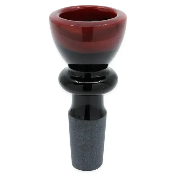 14mm Duo-Tone Black Glass Slide