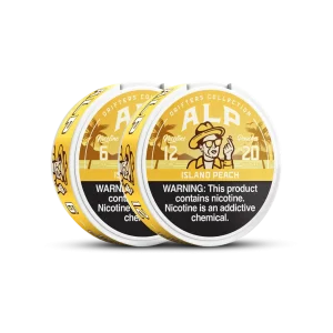ALP Drifters Island Peach Nicotine Pouches (5 Pack)