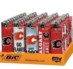 Bic Regular Lighter - Calgary Flames