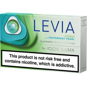 Citrus with peppermint pearl IQOS LEVIA nicotine sticks 20 pack