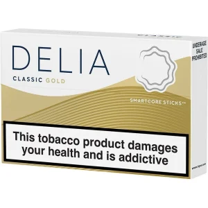Classic gold IQOS DELIA tobacco sticks 20 pack