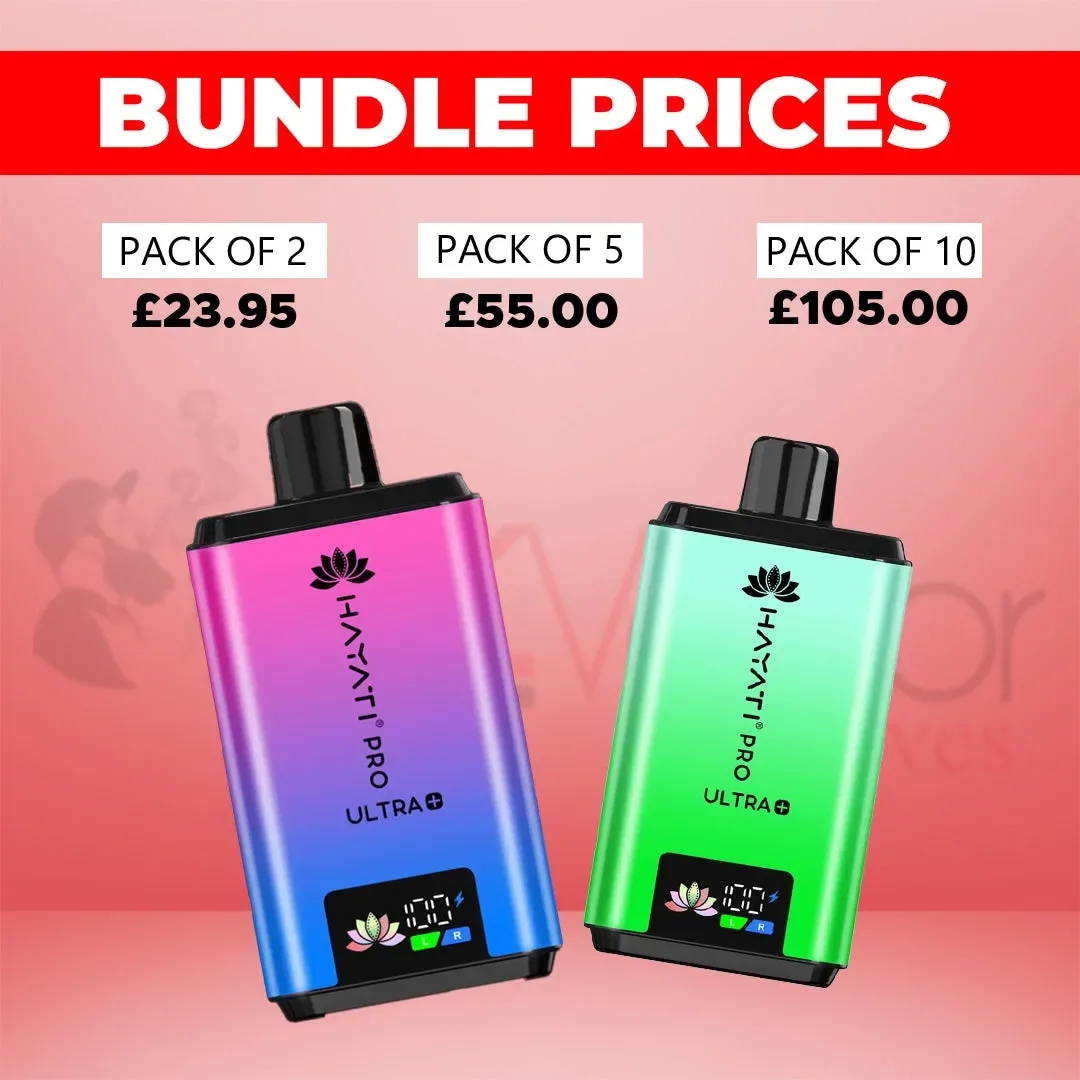 Hayati 25k Pro Ultra Plus Prefilled Pod Kit 25000 Puffs