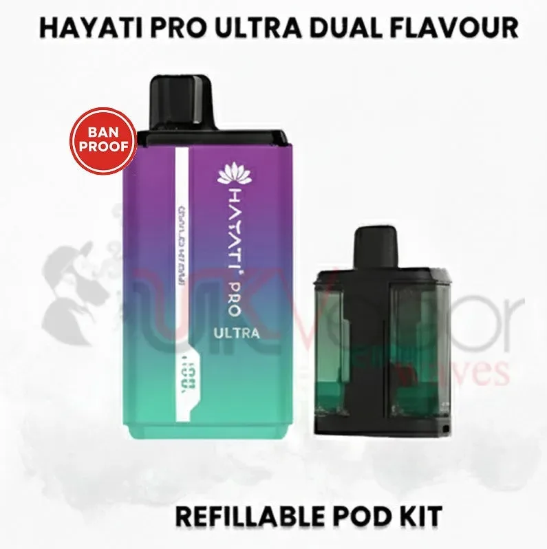 Hayati Pro Ultra Dual Flavour Prefilled 15000 Puffs