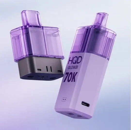 HQD Glow Air 70K Puffs Prefilled Pod Kit – £10.95 Only