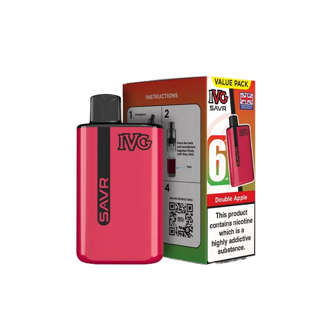 IVG SAVR Prefilled Pod Vape Kit 3000 Puffs