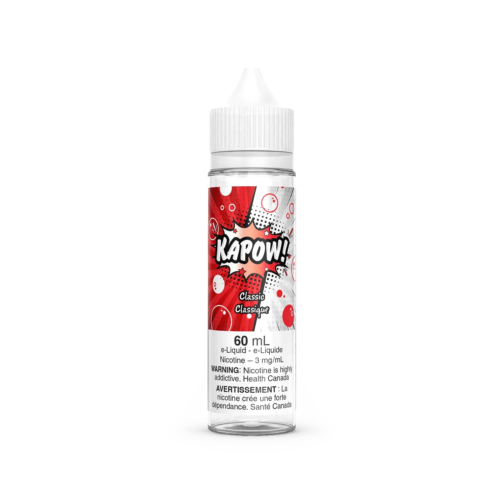 Kapow Freebase - Classic (60mL) | Vape Cloud Canada