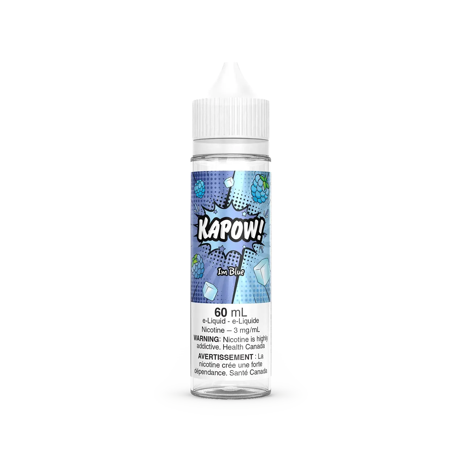 Kapow Freebase - Im Blue (60mL) | Vape Cloud Canada