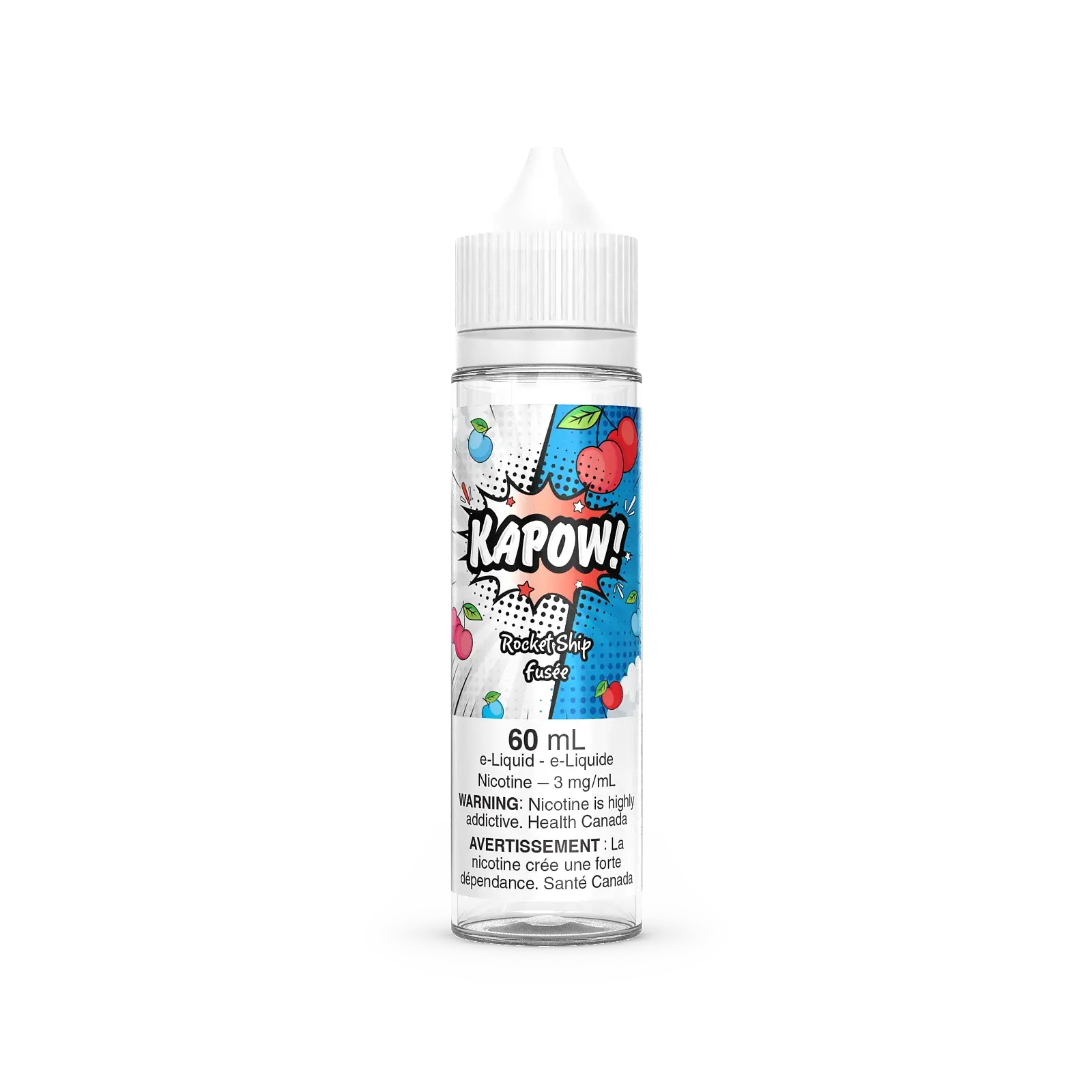 Kapow Freebase - Rocket Ship (60mL) | Vape Cloud Canada