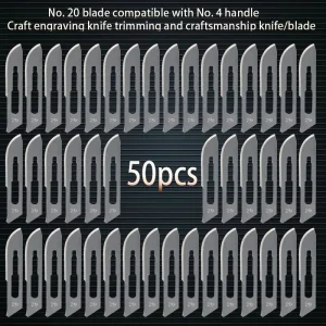 No.4 Handle With 50pcs No. 20 Blades