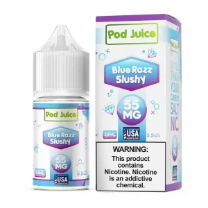 Pod Juice – Blue Razz Slushy – 30ML E-Liquid
