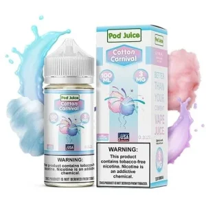 Pod Juice Freebase Nicotine - Cotton Clouds