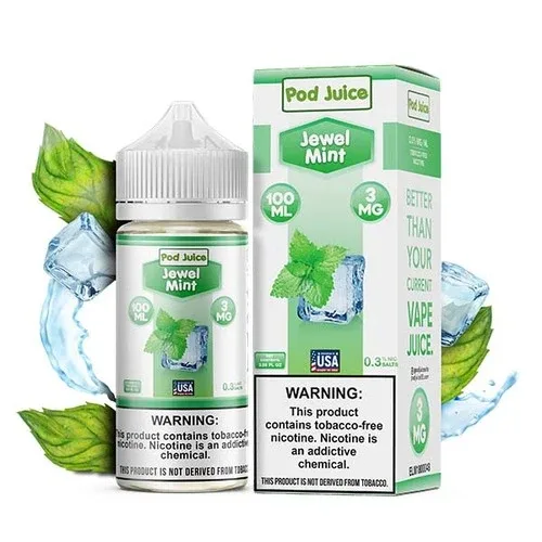 Pod Juice Freebase Nicotine - Jewel Mint