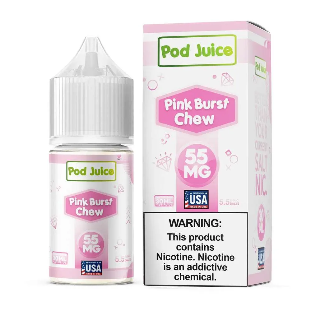 Pod Juice – Pink Burst Chew – 30ML E-Liquid
