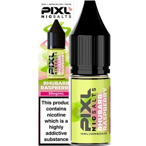 Rhubarb raspberry PIXL Nic Salts e-liquid 10ml