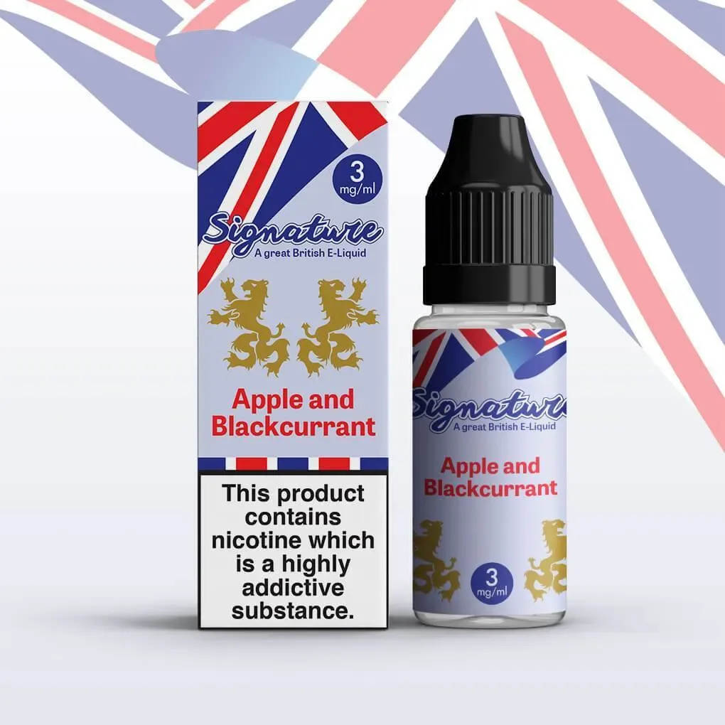 Signature – Apple And Blackcurrant – 10ml (Pack of 10)