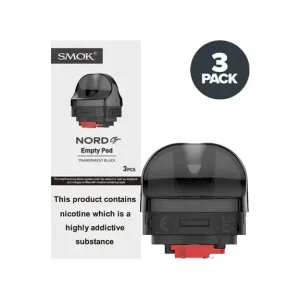 SMOK Nord GT Pod (3-Pack) – Transparent Black Nord GT Empty Vape Pods 5mL