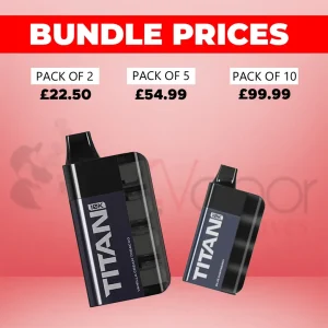 Titan 10k Rechargeable Prefilled pod Vape