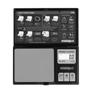 TRUWEIGH GRAND CLASSIC DIGITAL MINI SCALE- 1000G x 0.1G