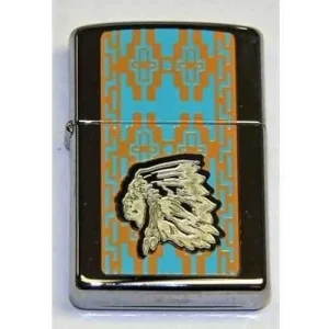 Zippo Lighter - Chief High Polish Chrome